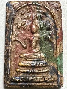 PHRA SOMDEJ PROKPO LP RARO ANTIGUO AMULETO TAILANDÉS AMULETO MÁGICO ÍDOLO ANTIGUO #9 - Imagen 1 de 4