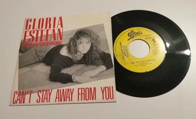 GLORIA ESTEFAN Can't stay away from you 7" SPAIN PROMO SINGLE VINYL ULTRA RARE - Image 1 of 2