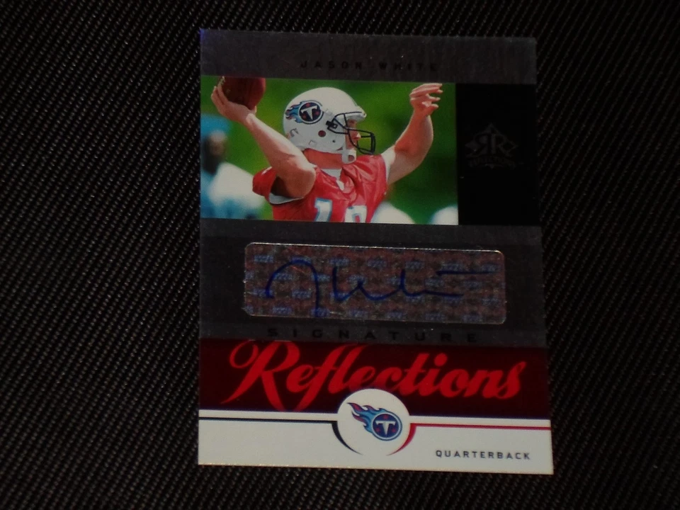 JASON WHITE 2005 UD REFLECTIONS CERTIFIED SIGNED AUTOGRAPHED CARD TITANS  - Image 1 of 1