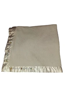 Child of Mine Carters Thank Heaven For Little Ones White Satin Trim Baby Blanket - Picture 1 of 3