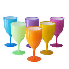 6pcs/set of Double-layer Plastic Wine Glasses Cocktail Champagne Goblet Pi.ac