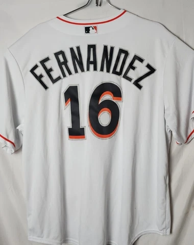 Majestic Miami Marlins Men 2XL #16 Jose Fernandez MLB Cool Base Baseball Jersey Cover