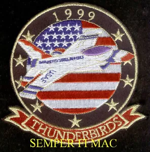 TOPPA CAPPELLO THUNDERBIRDS US AIR FORCE 1999 F-16 FALCON PIN UP NELLOS AFB AIRSHOW - Foto 1 di 1