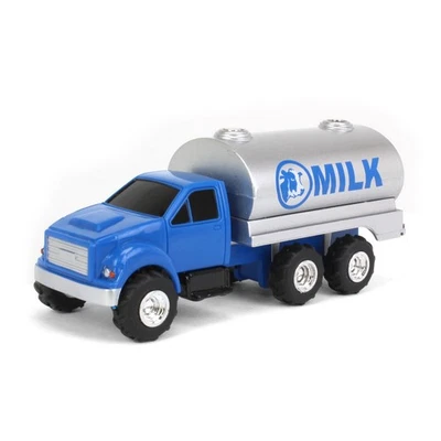 ERTL 1/64 Colleziona E Gioca Camion Cisterna Di Latte Blu, 47493 - Immagine 1 di 4