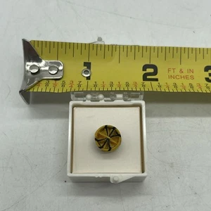 Vintage Military Rosette Order Of The Civil Merit Rosette Black Yellow Pin - Picture 1 of 4