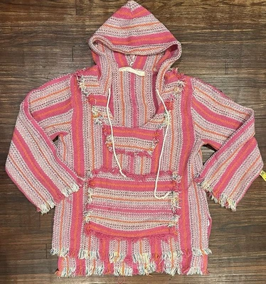 Jen’s Pirate Booty Mujer Talla Grande Baja México Manta Sudadera con Capucha Poncho Suéter Foto 1 de 4