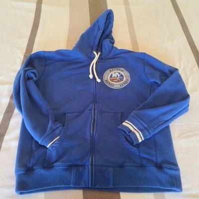 NY Islanders Para Hombres 2XL Azul Mitchell Ness NHL Sudadera con Capucha Chaqueta Foto 1 de 4