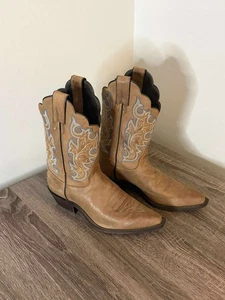 Justin DAMEN WESTERN COWBOYSTIEFEL L4970 GRÖSSE 7 1/2 B - Bild 1 von 5