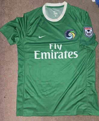 Camiseta de fútbol New York Cosmos Nike NASL mediana en blanco Foto 1 de 4