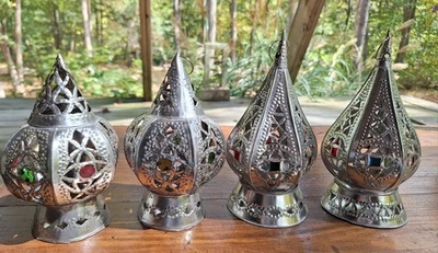 Lámparas de mesa marroquíes para usar con luces de té Foto 1 de 4