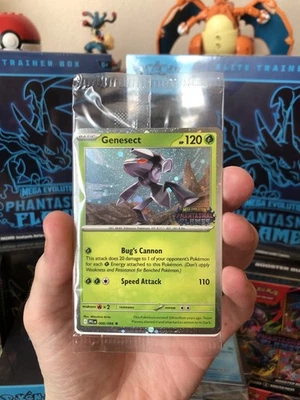 Pokemon Genesect 008/094 Phantasmal Flames Best Buy Promo NM In Hand Sealed - Image 1 of 3