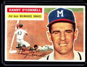 1956 Topps Danny O'Connell Milwaukee Braves #272 SET BREAK - Picture 1 of 2
