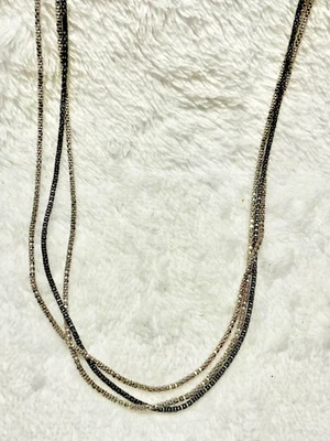 Retired Estate Silpada Sterling Silver Triple Strand Necklace - Image 1 of 4