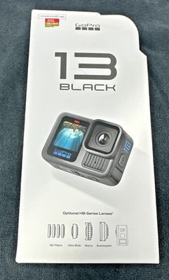 GoPro HERO13 Black Action Camera With 64GB Micro SD Card & Case - Black  - Image 1 of 4