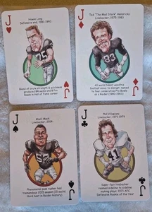 2016 Hero Decks 4 Jacks NFL Raiders Legends (4) - Picture 1 of 2