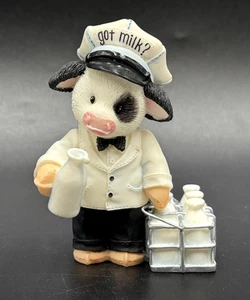 Mary's Moo-Moos 549355 GOT MILK? Enesco 1999 Milkman - Picture 1 of 5