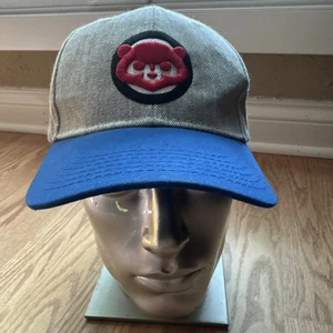 Chicago Cubs Hat Cap Baseball MLB Wool Blend Adjustable Gray Melonwear Vintage - Picture 1 of 7