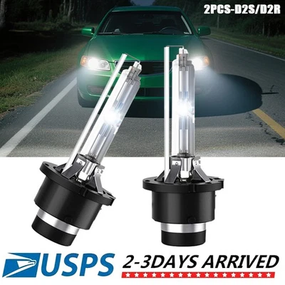 2X D2S D2R LED Headlight Bulb Replace HID Xenon Super White Conversion Kit 6000K - Image 1 of 4