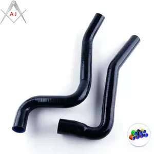 Manguera radiador de silicona negra para Chevy Chevrolet Corvette V8 5,7 L/5,0 L 77-82 - Imagen 1 de 3