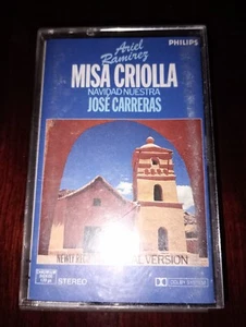 ARIEL RAMIREZ-JOSE' CARREAS "Criollan Mass-Our Christmas" 1988/PHILIPS cassette - Picture 1 of 4