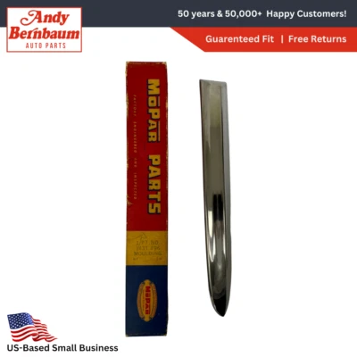 Dodge Meadowbrook 1953 guardabarros delantero izquierdo lado moldura cromada 1435496 nuevo en stock Foto 1 de 4