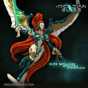 Raging Heroes Arcadian Elves KAR MALIAH, EXALTED CHAMPION New - Picture 1 of 2