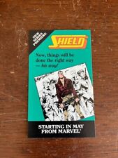 SHIELD CONTEST PROMO CARD 1989 MARVEL COMICS HTF (NICK FURY)