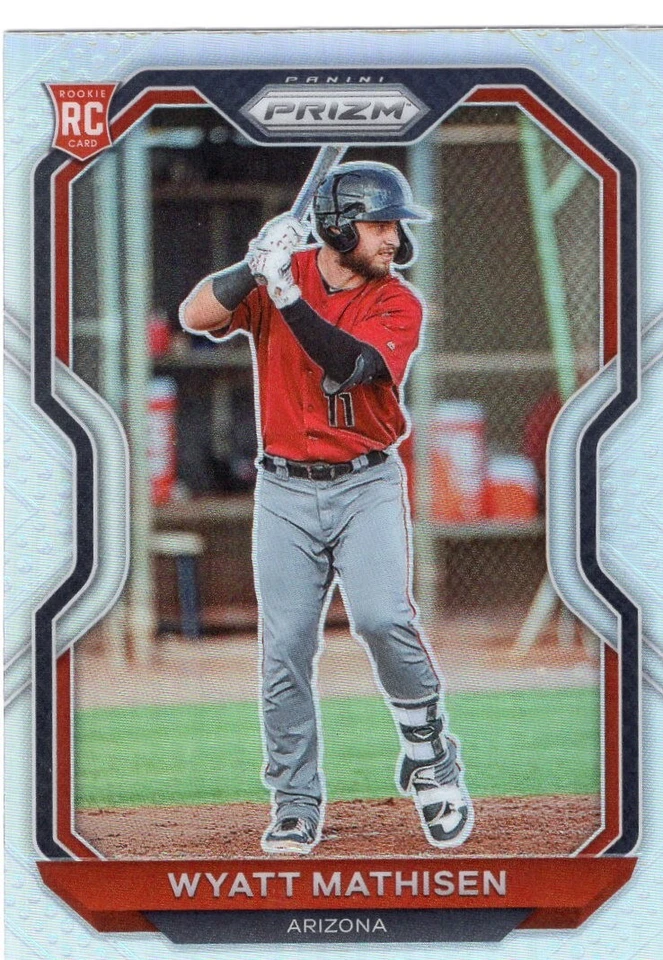 2021 PRIZMS SILVER RC WYATT MATHISEN ARIZONA DIAMONDBACKS PRIZM ROOKIE BZ-1980 - Image 1 of 1