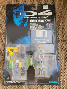 Vintage 1996 ID4 Independence Day Area 51 Micro Battle Playset Sealed NEW