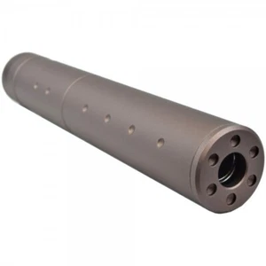 BIG DRAGON SILENZIATORE SOFTAIR 190mm DE BD-0452 IN ALLUMINIO FILETTO 14mm ANT - Foto 1 di 6