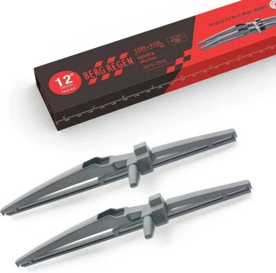 Paquete de 2 -Para Toyota 4Runner 2010-2022 Limpiaparabrisas Trasero - Berg Regan 12" Juego de 2 Foto 1 de 3