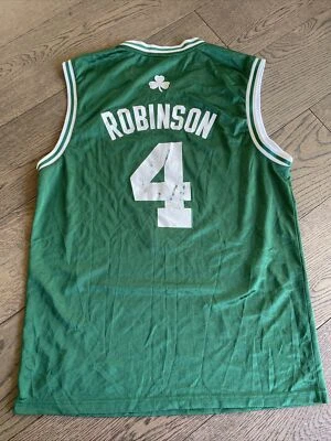 Camiseta Adidas Vintage Robinson #4 Verde Boston Celtics NBA - Grande Foto 1 de 4