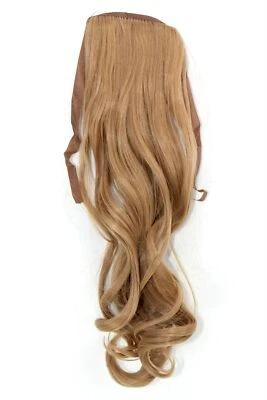 Haarteil ZOPF Blond wellig 45cm YZF-TC18-18 Band Haar Klammer Haarverlängerung - Bild 1 von 2