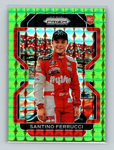 2022 Panini Prizm Racing Santino Ferrucci Rookie RC #2 Reactive Green Nascar - Picture 1 of 2