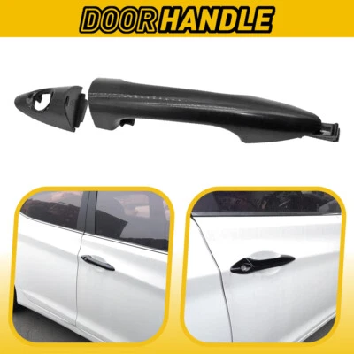 Manija de puerta exterior para Hyundai Accent 2012-2016 pasajero delantero lado derecho negra Foto 1 de 4