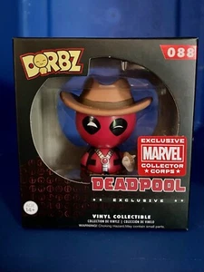 Funko Dorbz Deadpool #088 Marvel Collectors Corps Exclusive Cowboy MAY - Picture 1 of 6