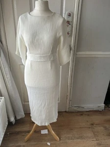 Cream Closet London Slim Sheath Dress Size16 - Picture 1 of 6