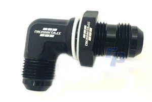 raceparts.cc® 90° Schottwandverbinder, Dash 04 (7/16"-20 UNF), AN4, JIC4, Alu - Bild 1 von 1