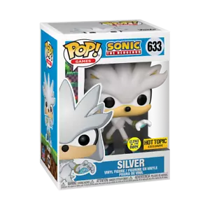 Funko Pop! Vinilo: Sonic the Hedgehog - Plateado (brilla en la oscuridad) - HT Ex #633 - Imagen 1 de 1