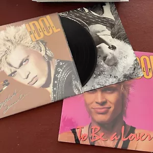 BILLY IDOL - Whiplash Smile - 1986 vinyl in NM + To Be A Lover SEALED 12 " USA - Foto 1 di 5