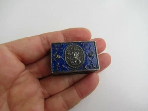 Miniature Quran Koran Case Box Ottoman Turkish Islamic Silver Old Antique - Picture 1 of 12