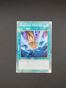 YUGIOH RA03-EN135 Smashing Ground Platinum Secret Rare 1st Edition NM - Picture 1 of 1