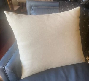 21" x 24" Light Tan Custom Upholstery Pillows with Zipper - Picture 1 of 2