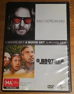 THE BIG LEBOWSKI/O BROTHER, WHERE ART THOU? (DVD, 2010) - Region 4, PAL - Picture 1 of 4