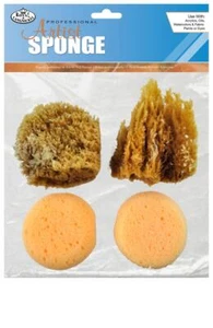 Royal & Langnickel R2121 Natural & Synthetic Artist Sponge Pack 4pc - Picture 1 of 1
