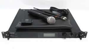 Shure UR4S+ H4 Wireless Mic System Ricevitore UR1M Micro Bodypack UR2 SM58 pacchetto - Foto 1 di 8