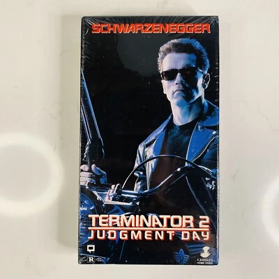 Terminator 2 Judgement Day VHS 1991 Sealed New Carolco 1st Release - Image 1 of 4
