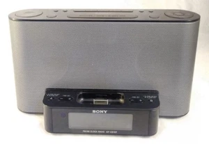 Sony ICF-CS10iP iPod/iP AM/FM Reloj Despertador Radio Base - Imagen 1 de 2