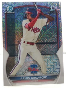 2023 Bowman Chrom Mega Justin Crawford 1. Aussicht Mojo Refraktor #BCP-3 - Bild 1 von 1