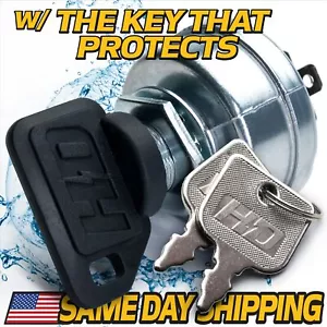 Key Switch Fits John Deere 316 318 420 GS25 GS30 GS45 GS75 w/UMBRELLA Key - Picture 1 of 5